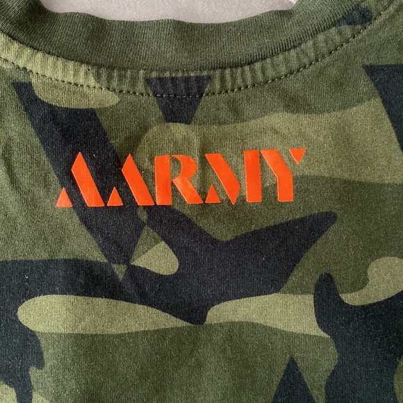 AARMY camo mini break crop tee XS - Picture 7 of 7